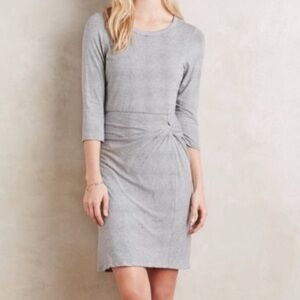 {NOT FOR SALE} Anthropologie Amadi Knotted Knit Stripe Dress Size M